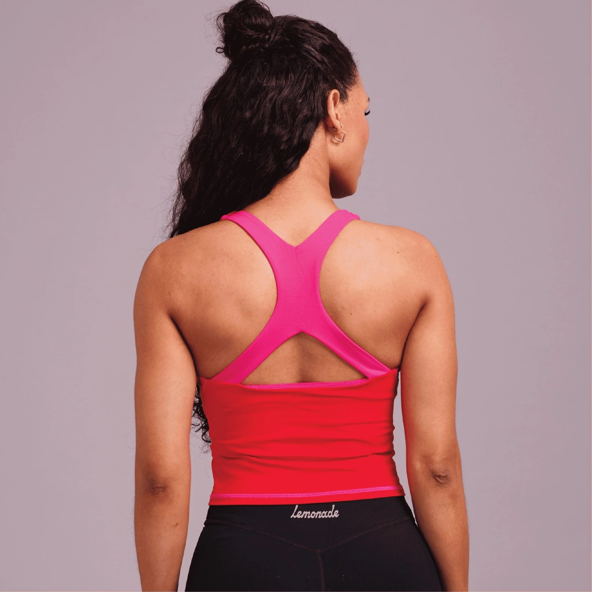 Active Tank Bralette - Pink - Image 4