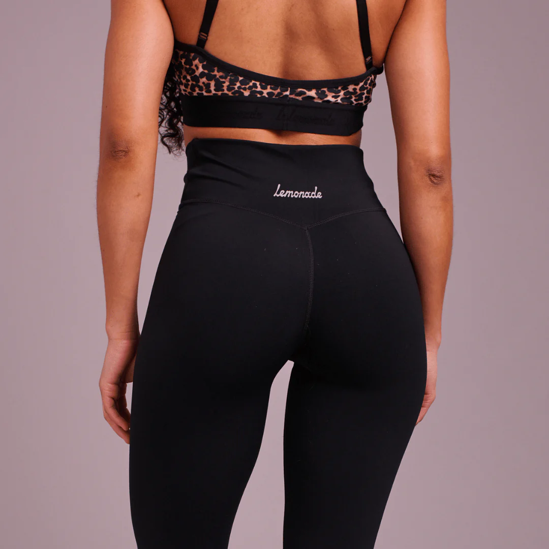 Wrap Waist Legging - Black - Image 4