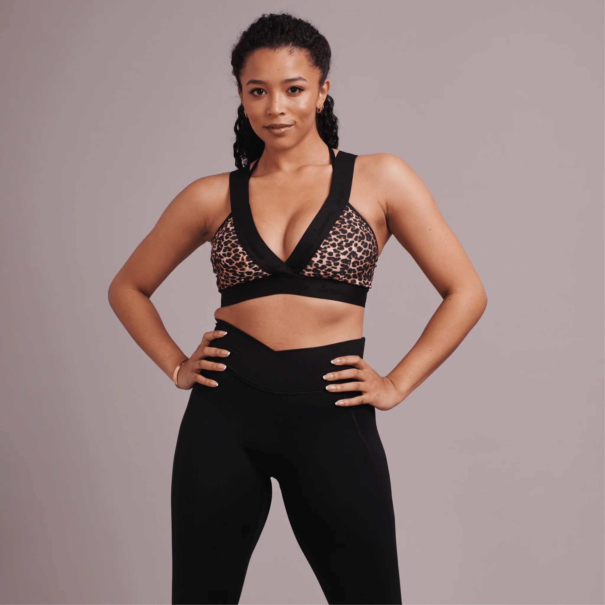 Wrap Waist Legging - Black - Image 5