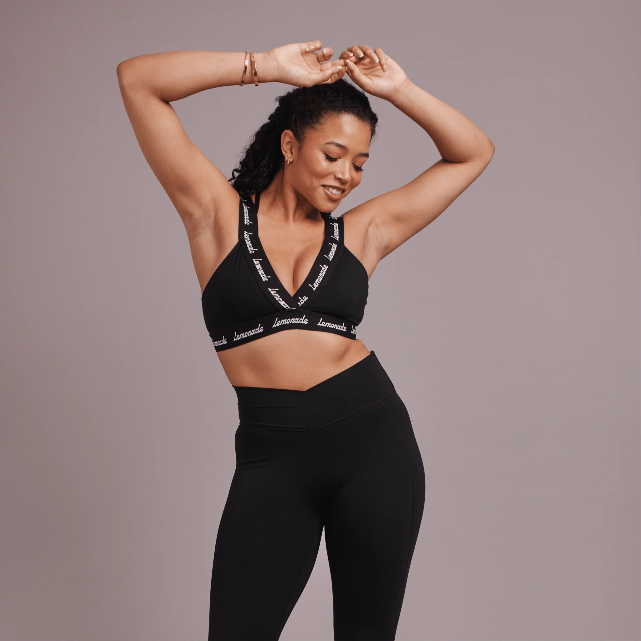 Wrap Waist Legging - Black - Image 6