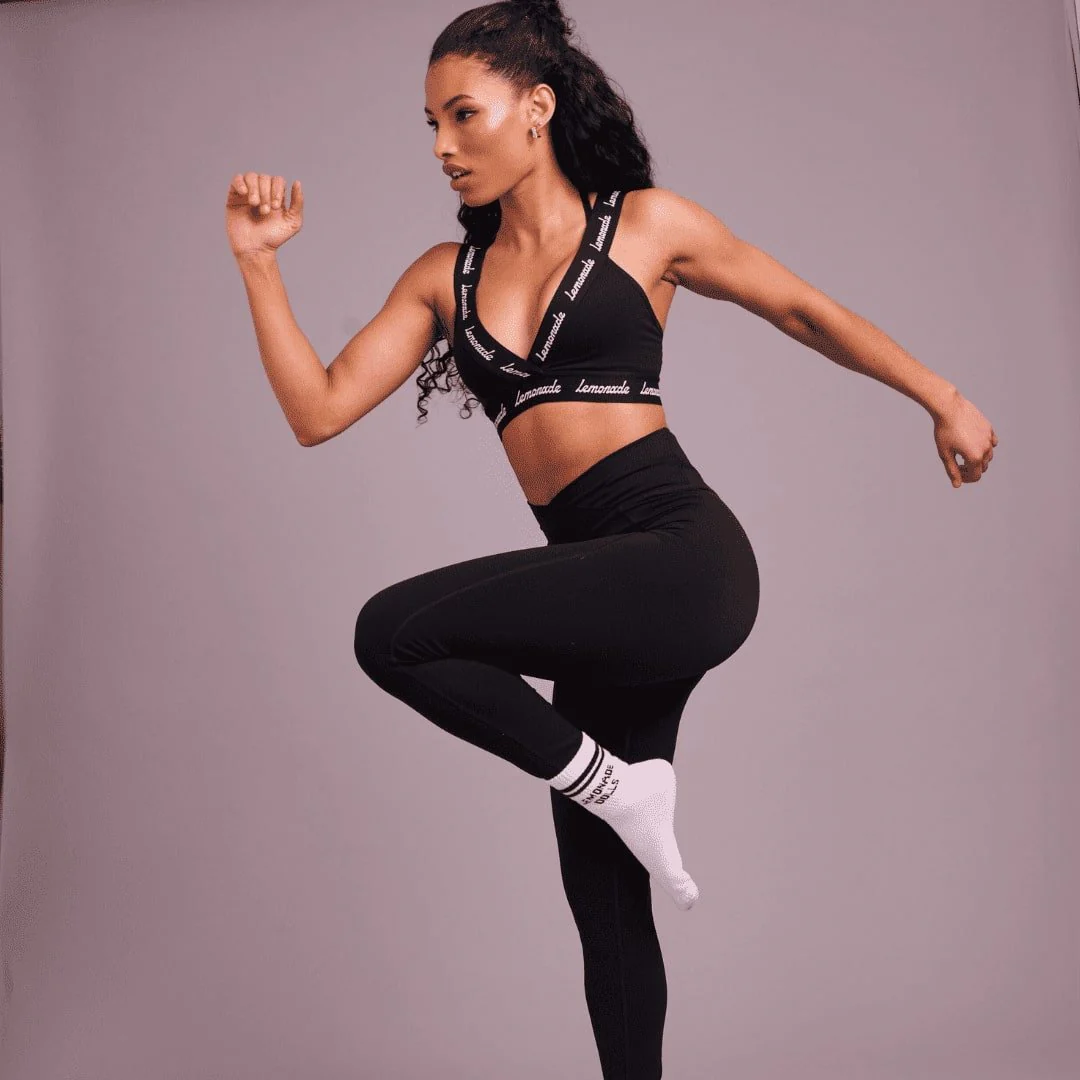 High Waisted Legging - Black - Image 6
