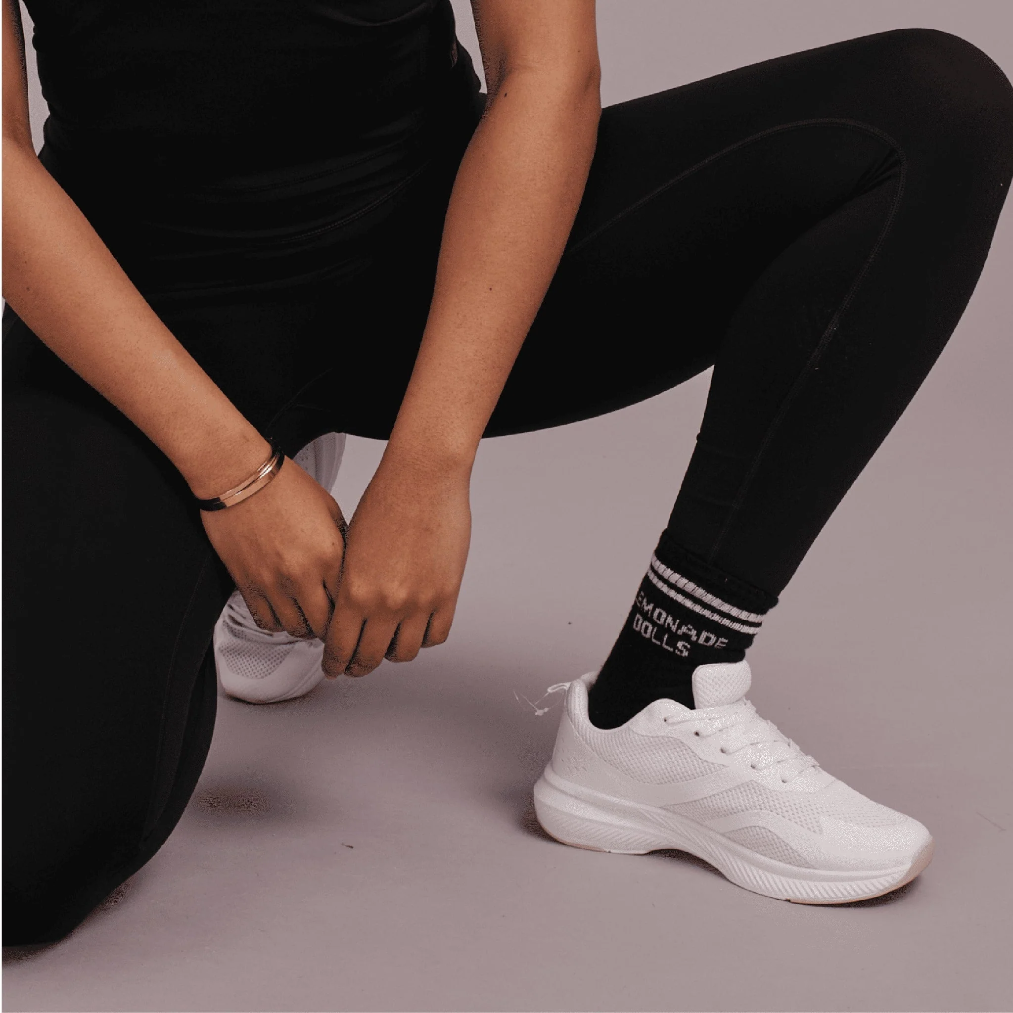 Lemonade Crew Socks - Black - Image 3