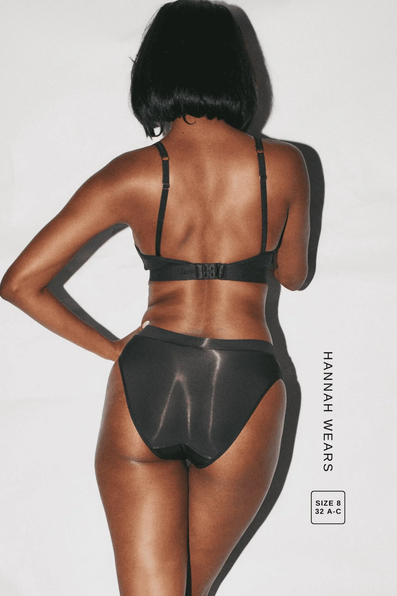 Second Skin Triangle Bralette - Black - Image 7