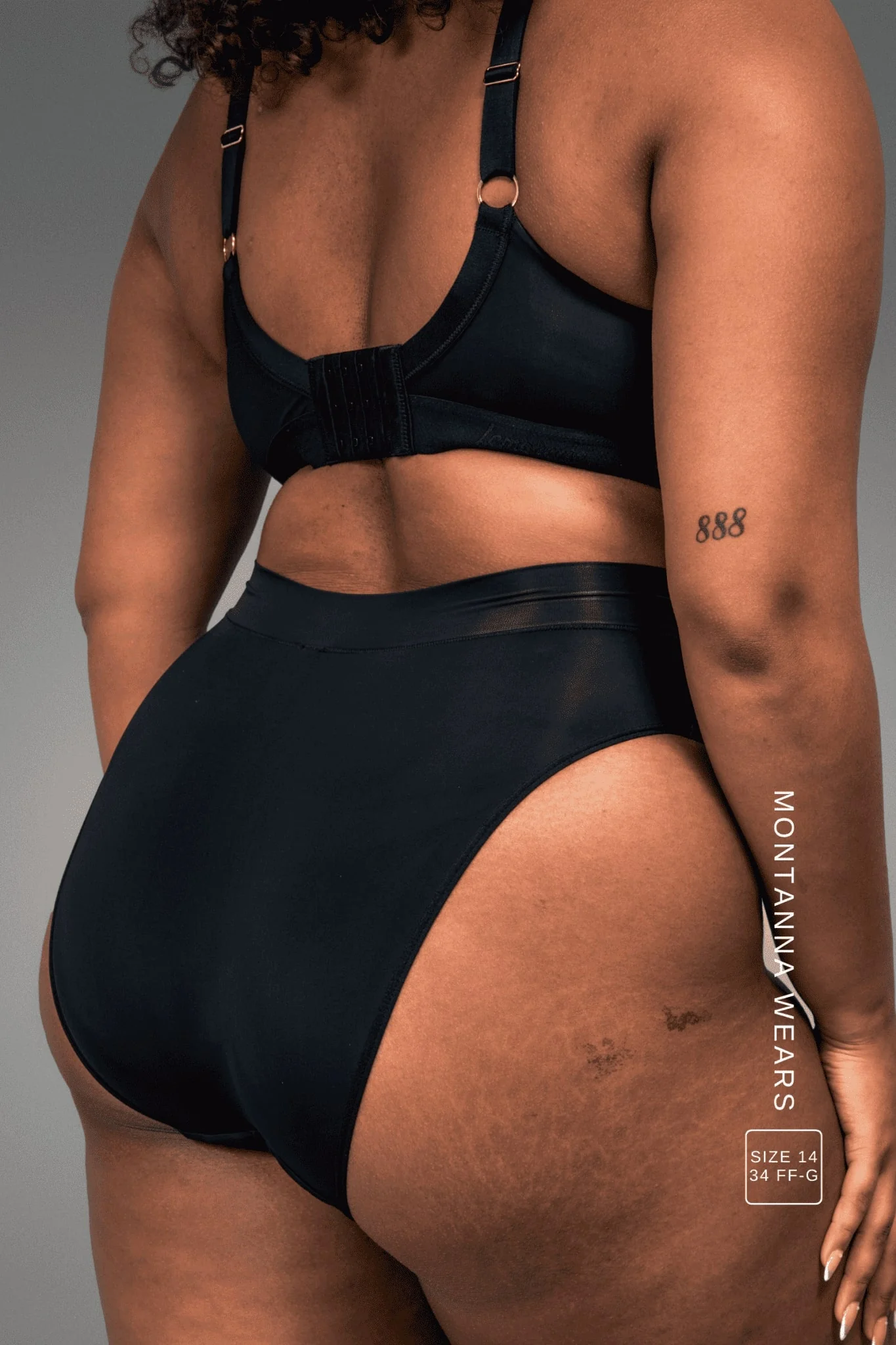 Second Skin Wrap Brief - Black - Image 5