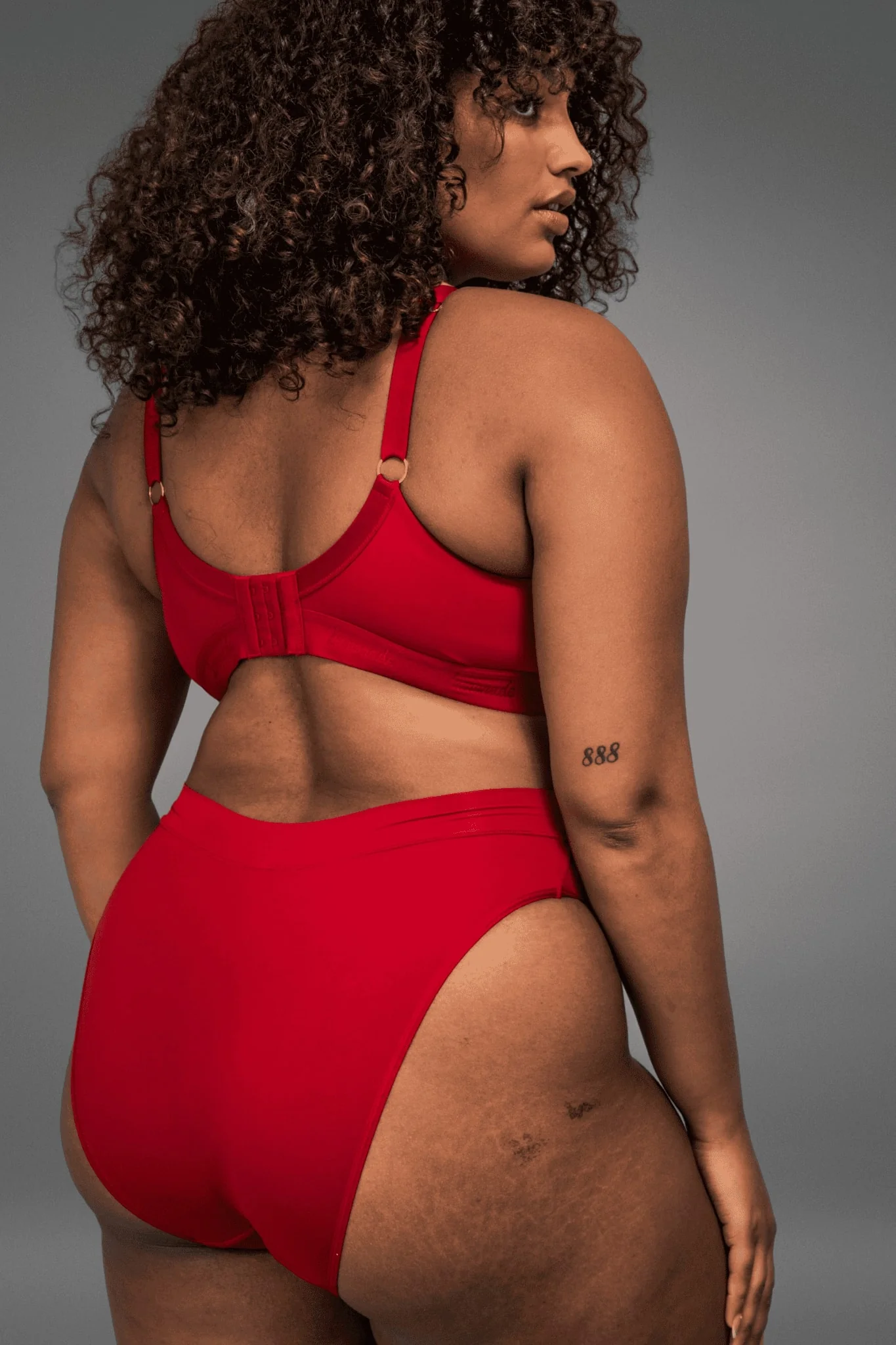 Second Skin Wrap Brief - Deep Red