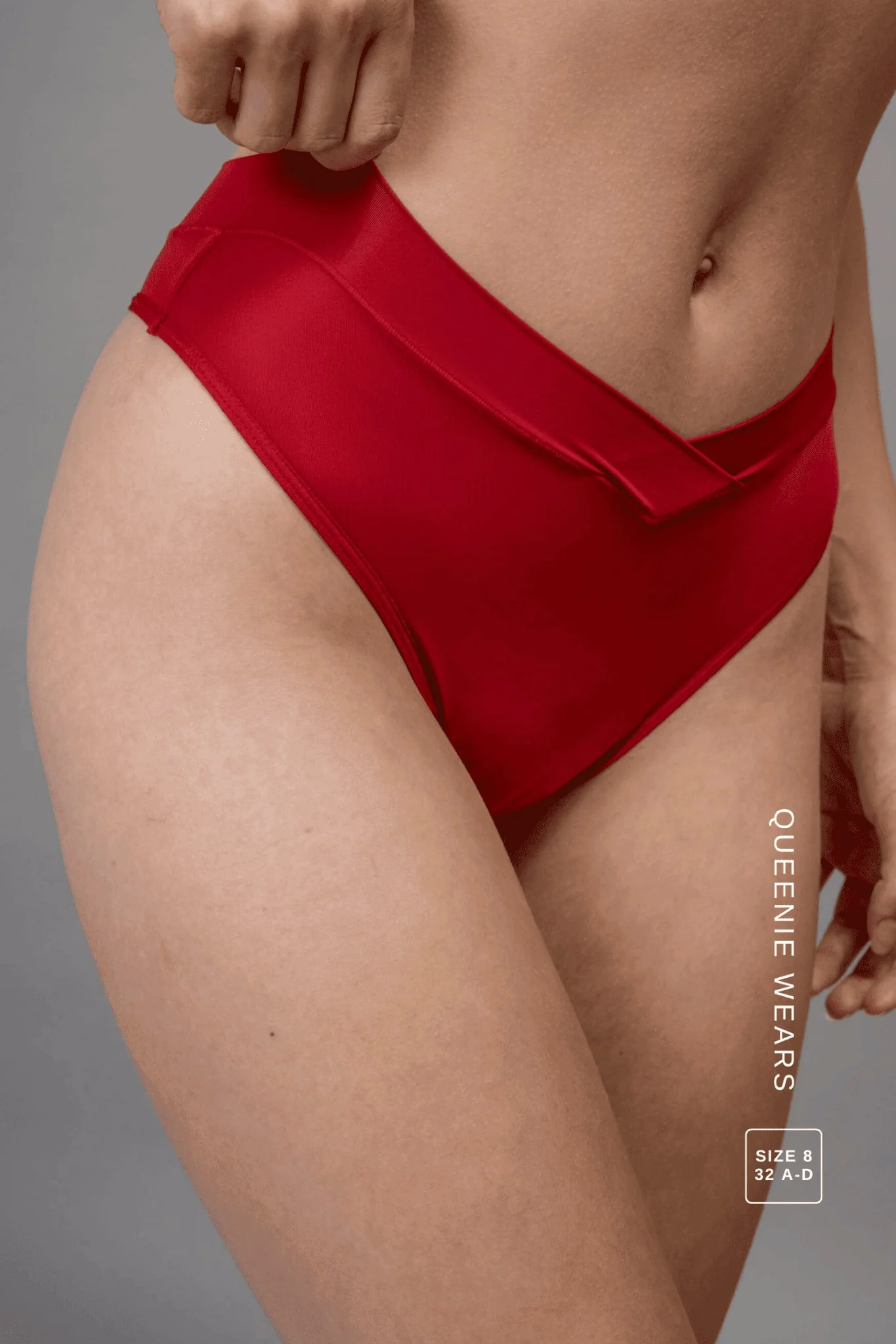 Second Skin Wrap Brief - Deep Red - Image 4