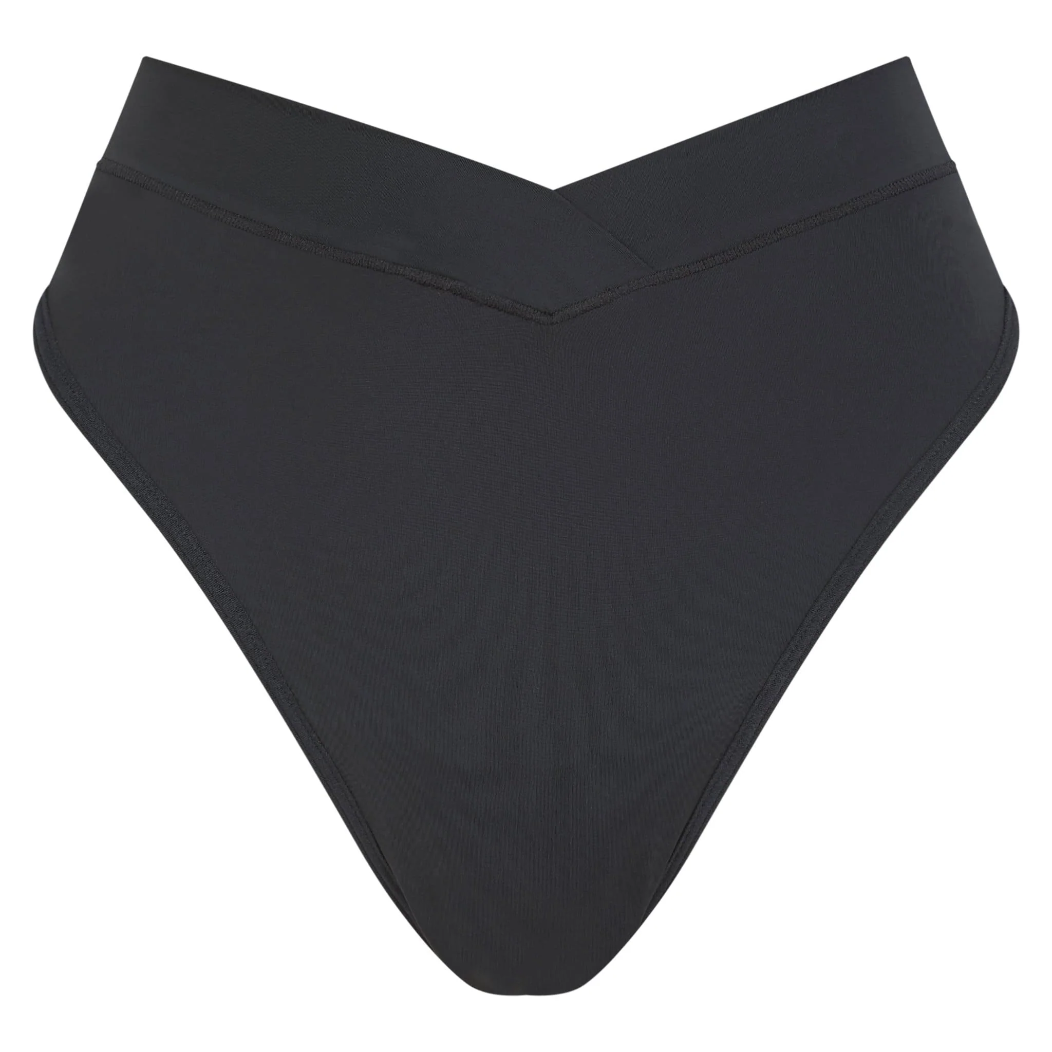 Second Skin Wrap Thong - Black - Image 2