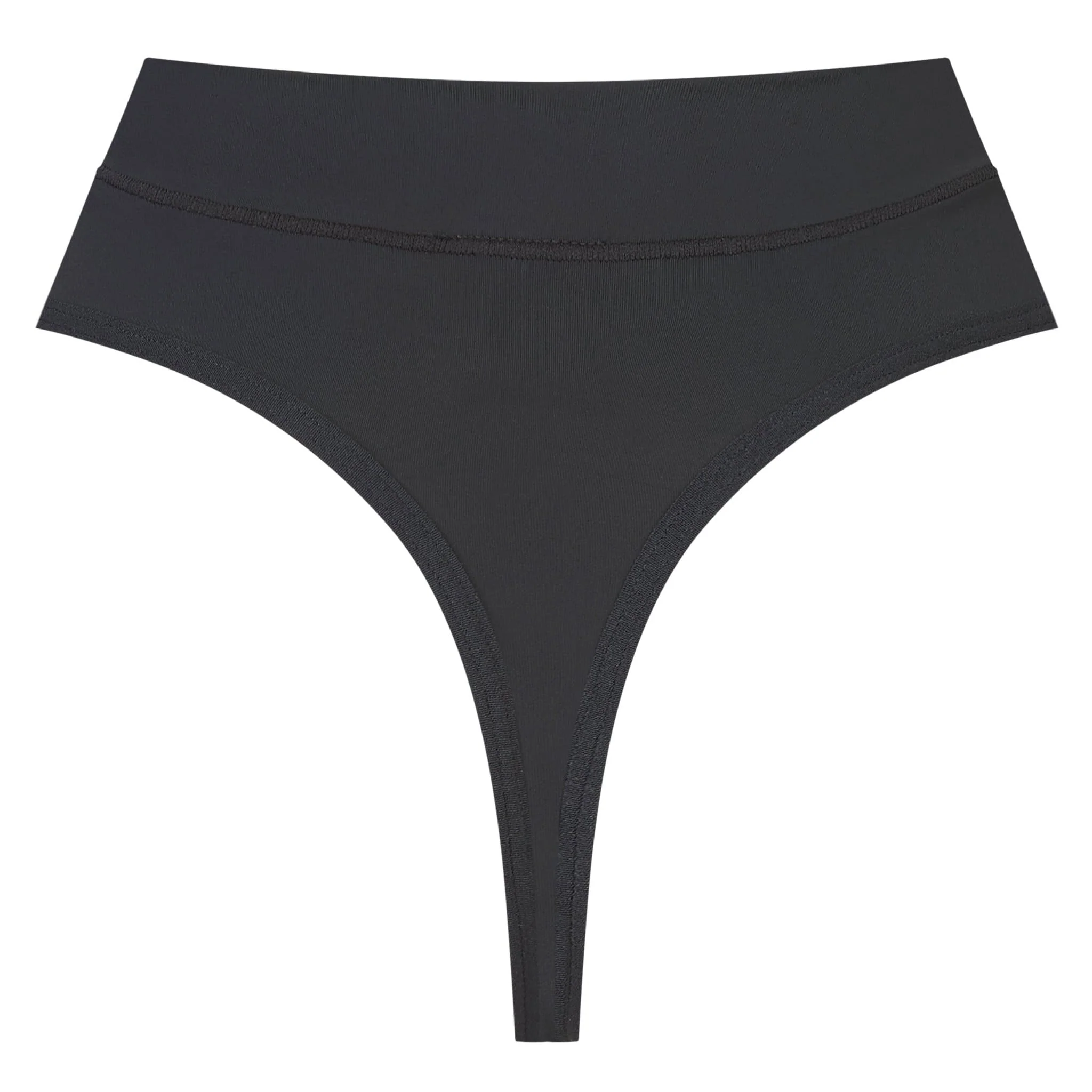 Second Skin Wrap Thong - Black - Image 6