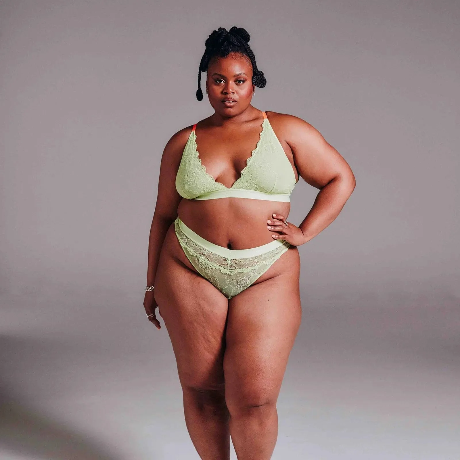 Signature Lace Brazilian - Light Green - Image 3