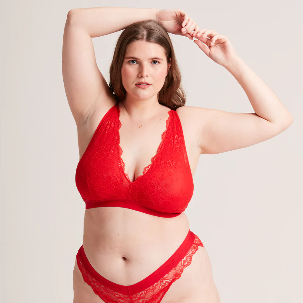 Signature Lace Fuller Cup - Red - Image 6