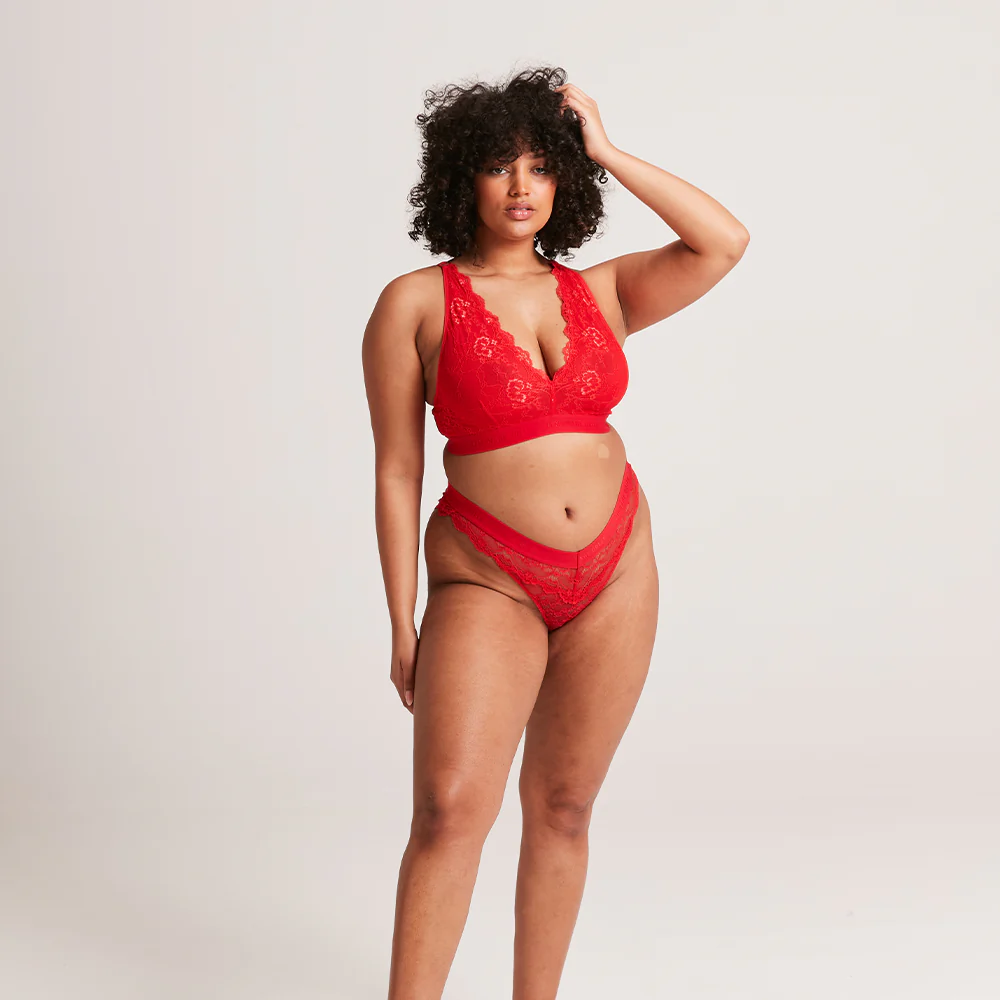 Signature Lace Fuller Cup - Red - Image 7