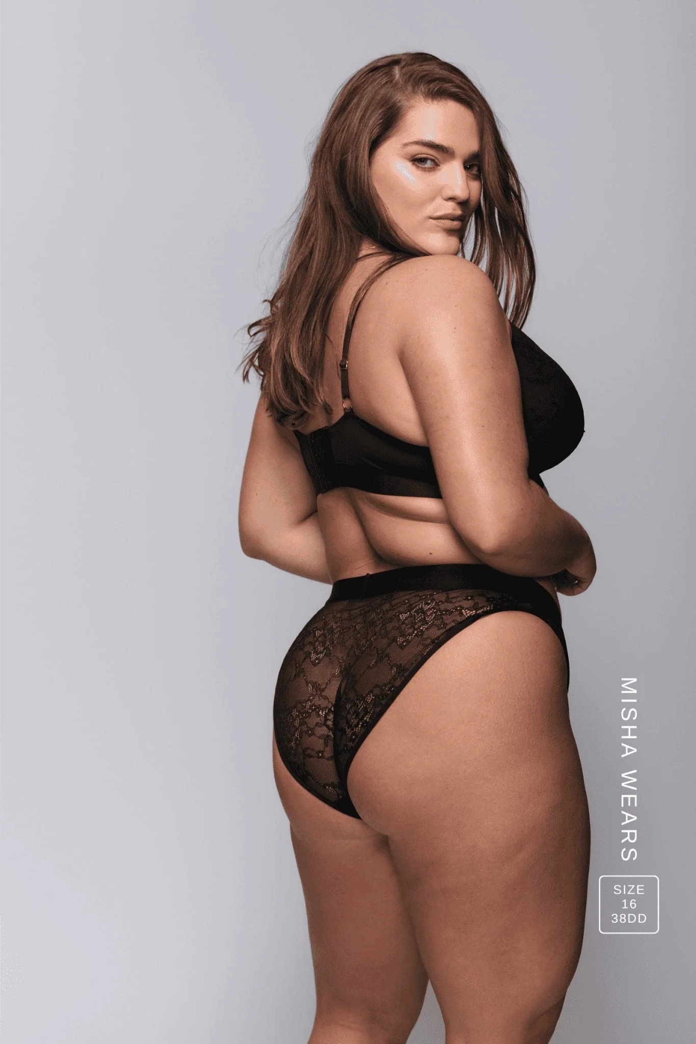 Signature Lace High Waisted Brief - Black - Image 3