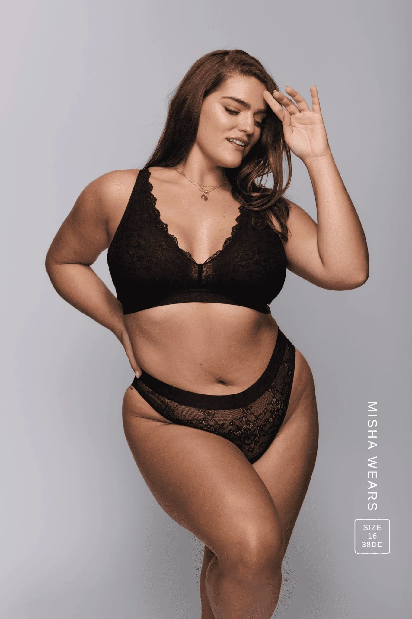 Signature Lace High Waisted Brief - Black - Image 4