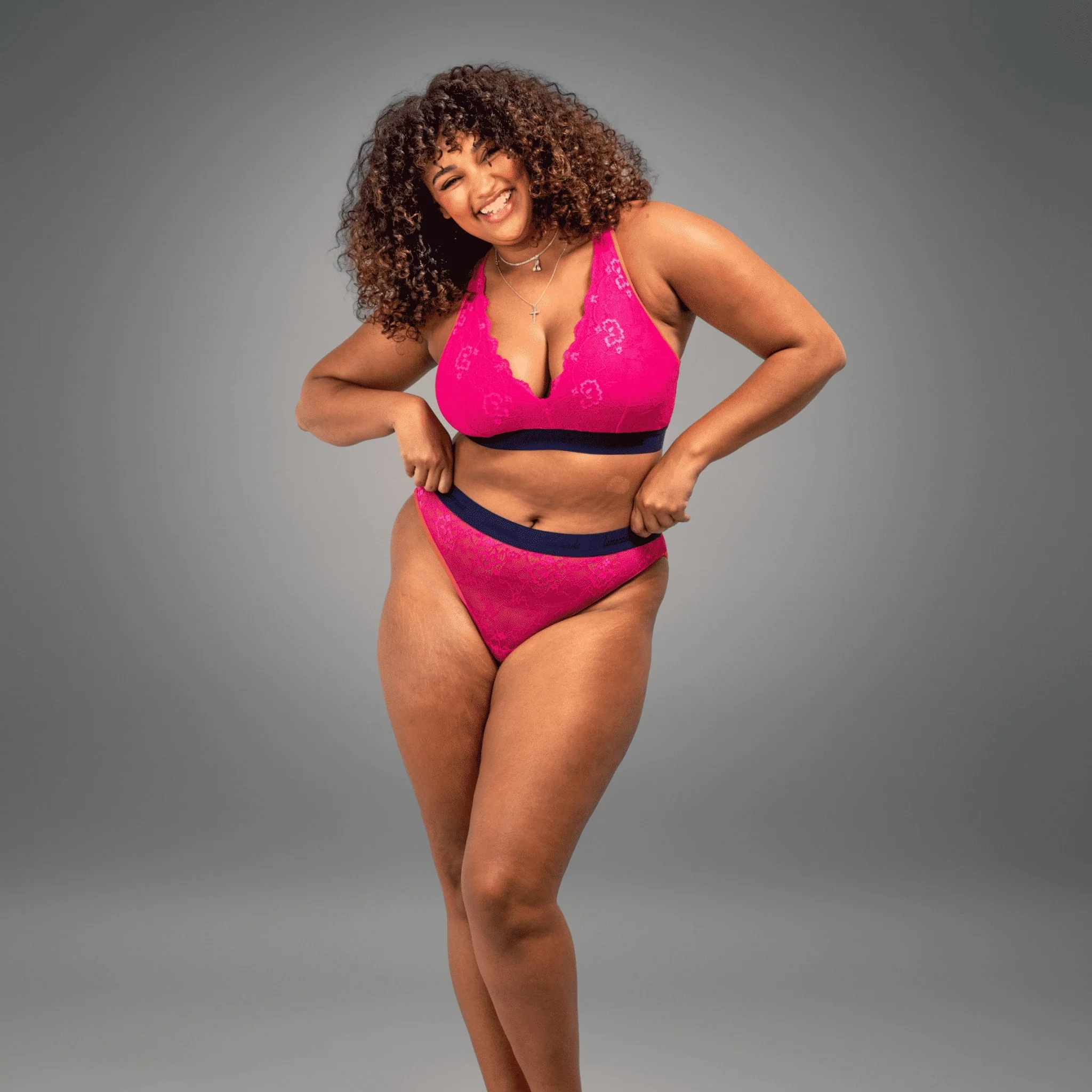 Signature Lace Thong - Trilogy Pink - Image 5