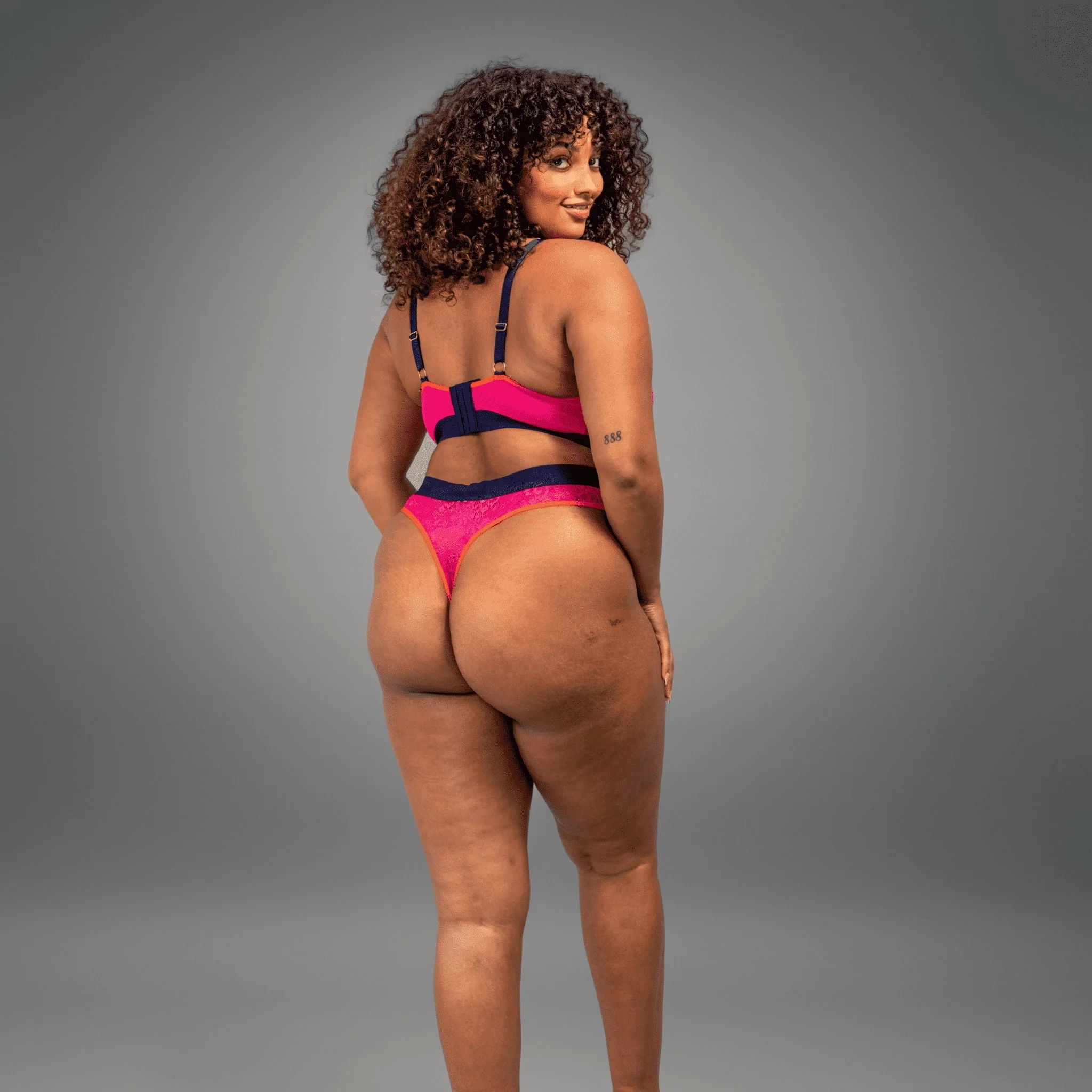 Signature Lace Thong - Trilogy Pink - Image 6