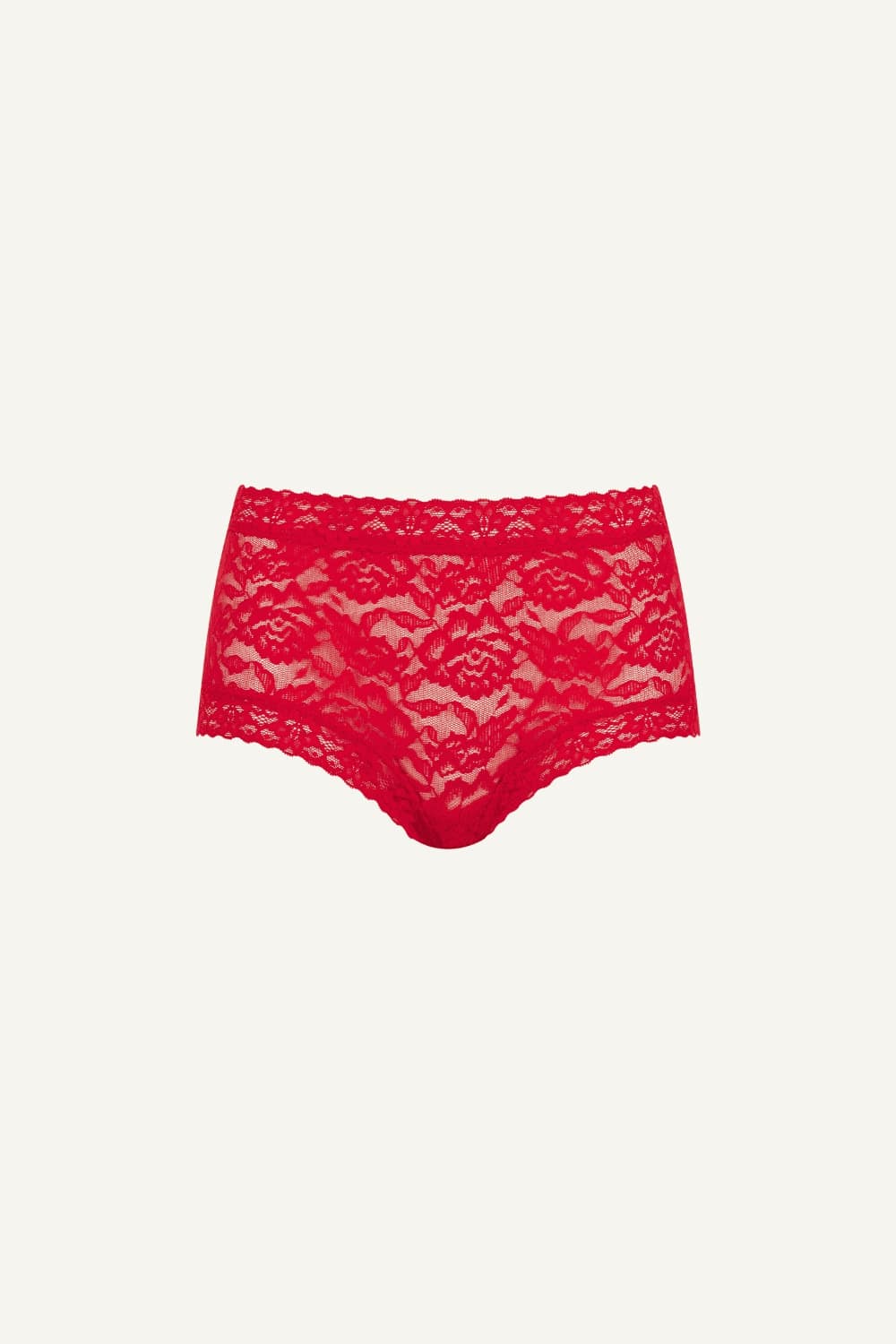 Stretch Lace Short - Red - Image 2