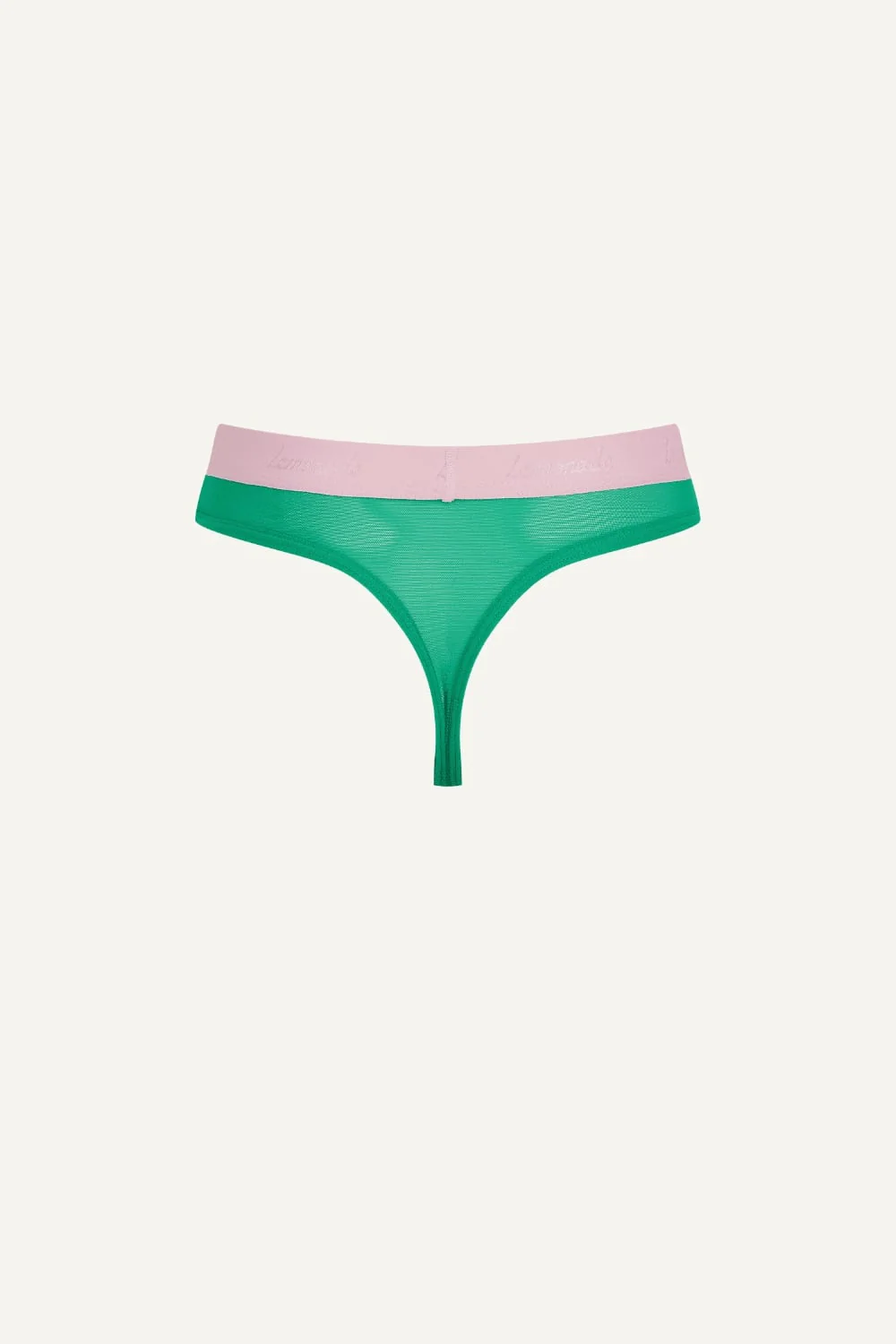 Synergy Lace Thong - Emerald - Image 5